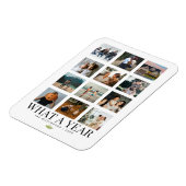 What A Year Family Photos Holiday マグネット (左側)