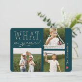 What A Year Holidayフォトカード シーズンカード (スタンド正面)