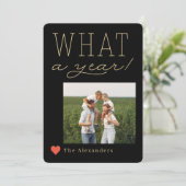 What A Year Holiday Photo Card(1年休みの写真カード) シーズンカード (スタンド正面)