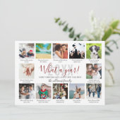 What A Year In Review Captions 12 Photo Collage Ho シーズンカード (スタンド正面)