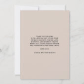 What a Year Modern Brown Photo Collage Christmas シーズンカード (裏面)