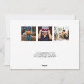 What a Year Photo Christmas パーソナライズされた シーズンカード (裏面)