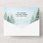 What A Year Photo Collageクリスマス オールインワン招待状 (裏面)