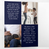 What a Year Photo Collage Year in Review 三つ折りクリスマスカード (内部最初)