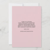 What a Year Pink Modern Photo Collage Christmas シーズンカード (裏面)