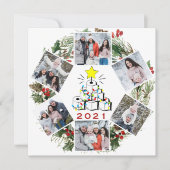 What a Year Quarantine Christmas Tree 6写真 シーズンカード (正面)