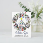 What a Year Quarantine Christmas Tree 6写真 ポストカード (スタンド正面)