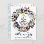 What a Year Quarantine Christmas Tree 6写真 ポストカード (正面/裏面)