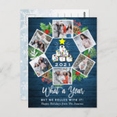 What a Year Quarantine Christmas Tree 6写真 ポストカード (正面/裏面)