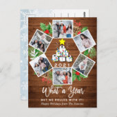 What a Year Quarantine Christmas Tree 6写真 ポストカード (正面/裏面)
