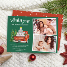 What A Year Red Truck Christmas Tree 2写真