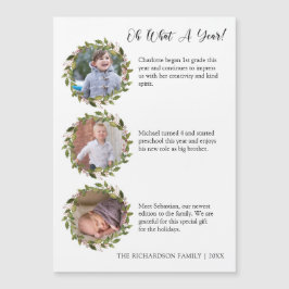 What a Year Reviewフォトコラージホリデーカード