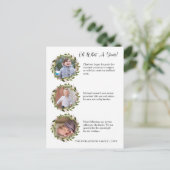 What a Year Reviewフォトコラージュ休日はがき シーズンポストカード (スタンド正面)