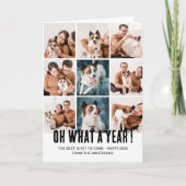 What A Year Review Modern Family 7 Photo Collage  カード (正面)