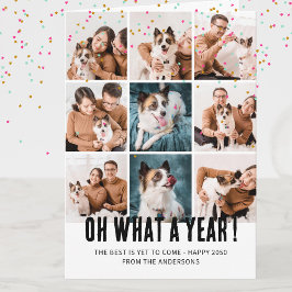 What A Year Review Modern Family 7 Photo Collage  カード