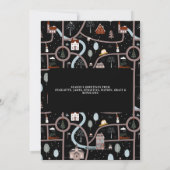 What a Year Whatおもしろいフォトクリスマスパーソナライズされた シーズンカード (裏面)