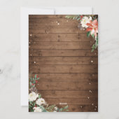 What A Year Wood 素朴 Berryフローラ写真 シーズンカード (裏面)