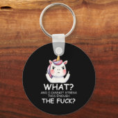 What &amp; I Cannot Stress This Enough The Fck Sig キーホルダー (正面)