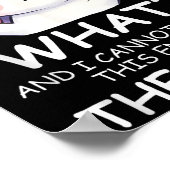 What & I Cannot Stress This Enough The Fck Sig ポスター (角)