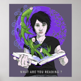 What Are You Reading Print ポスター