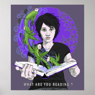 What Are You Reading Print ポスター