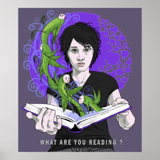 What Are You Reading Print ポスター (正面)