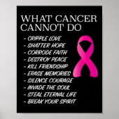 What Cancer Cannot Do - _ Awareness - Insration  ポスター (正面)