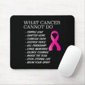 What Cancer Cannot Do - _ Awareness - Insration  マウスパッド (マウス)