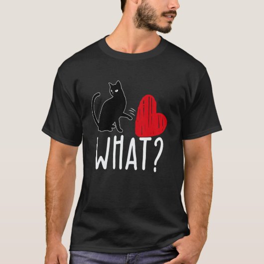 What Cat Is My Valentine Cat Kiddy Mom Dad Date Si Tシャツ (正面)