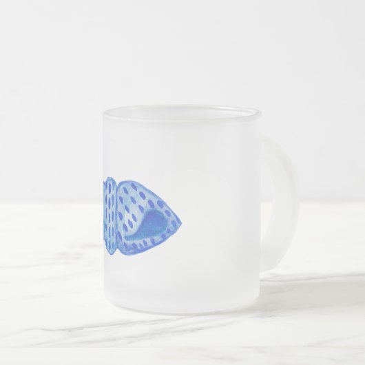 What color shell mug フロストグラスマグカップ (正面右)