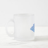 What color shell mug フロストグラスマグカップ (左)