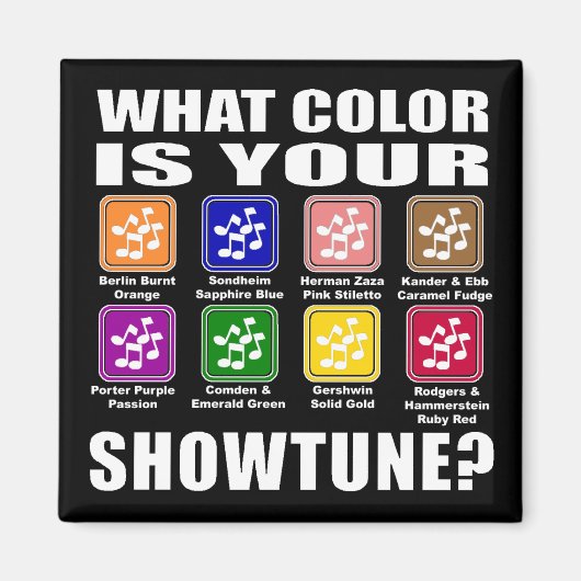What Color/Showtune Magnet マグネット (正面)