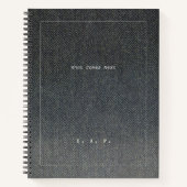  'What Comes Next' Graduation Journal ノートブック (正面)