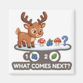 What Comes Next? Reindeer Pattern Learning Magnet マグネット