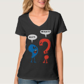 What Comma Question Mark'読 S Book Teacheを待つ Tシャツ (正面)