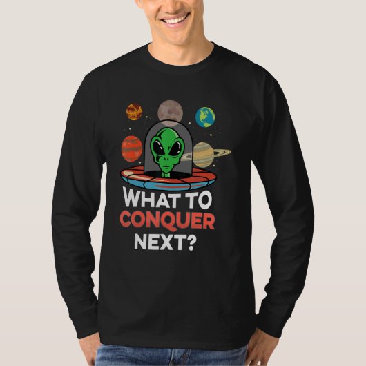 What Conquer Next Ufology Tシャツ (正面)
