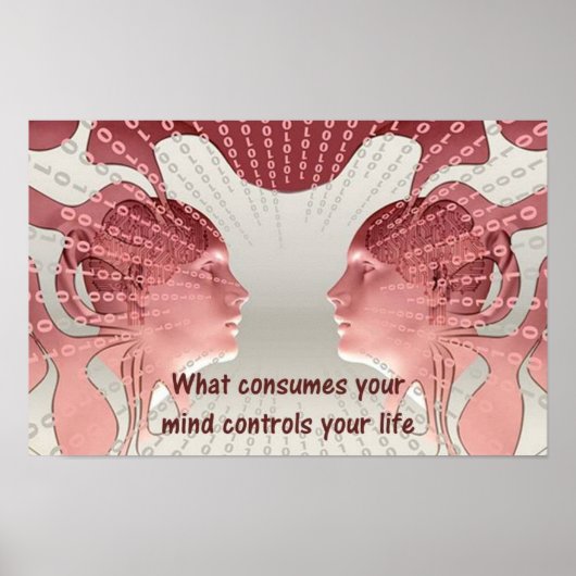 What Consumes Your Mind Controls Your Life ポスター (正面)