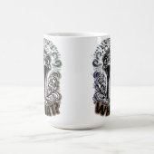 "What? Cute Ostrich" Mug コーヒーマグカップ (中央)