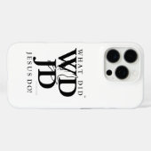 What Did Jesus Do? Case-Mate iPhoneケース (裏面 (横))