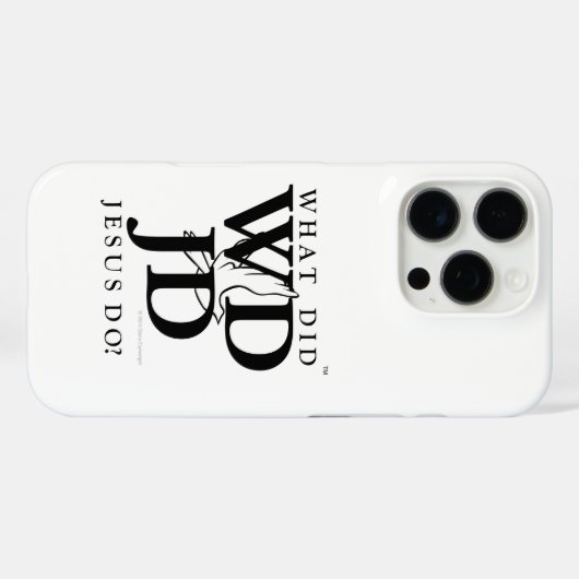 What Did Jesus Do? Case-Mate iPhoneケース (裏面 (横))