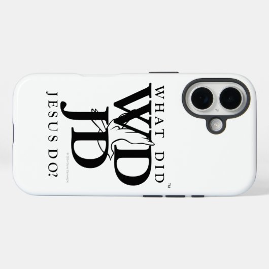 What Did Jesus Do? Case-Mate iPhoneケース (裏面 (横))