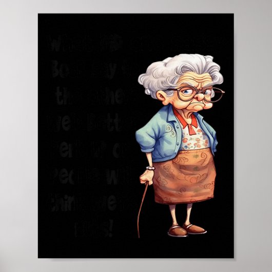 What Did One Saggy Say To The Other We'd Better Pe ポスター (正面)