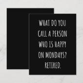 What Do You Call A Person Who Is Happy On Mondays セーブザデート (正面/裏面)