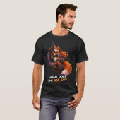 What Does The Fox Say? Tシャツ (正面フル)
