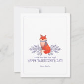 What Does the Fox Say Valentine's Day Holiday Card シーズンカード (正面)