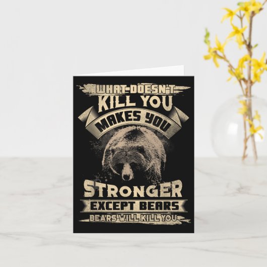 What Doesn't Kill Makes You Stronger Except For Be カード (黄色い花)