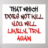 What Doesn't Kill You Funny Poster ポスター (正面)
