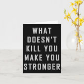 What Doesn't Kill You Make You Stronger Motivation カード (黄色い花)