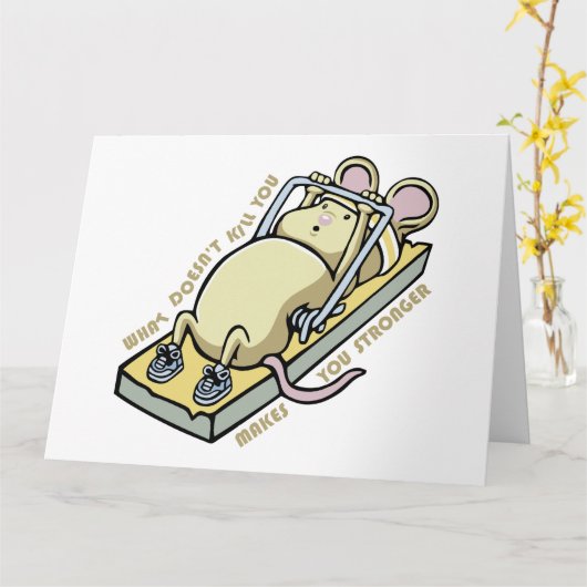 What doesn't kill you makes you stronger カード (黄色い花)