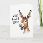 What Easter Eggs Animal Art Card カード (正面)